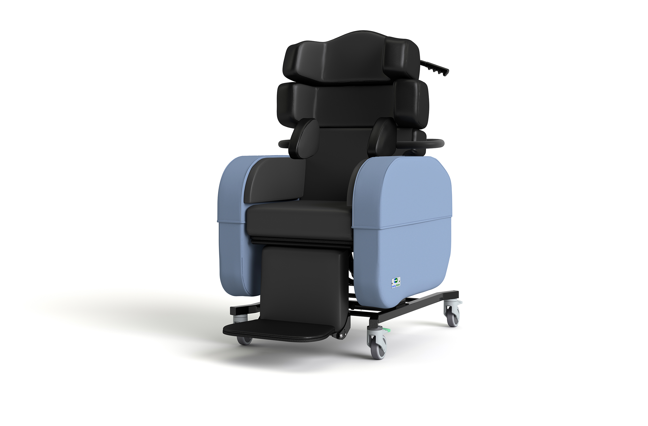 The most supportive and functional of our therapeutic chairs, the Phoenixtm provides maximum support for the upper body with head support for patients with complex postural needs and spinal problems.