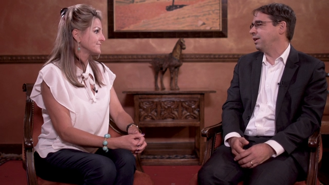 Michelle Hauser-Wallace Patient Advocate interviewing Dr. Mark E Burkard , UW Carbone Cancer Center