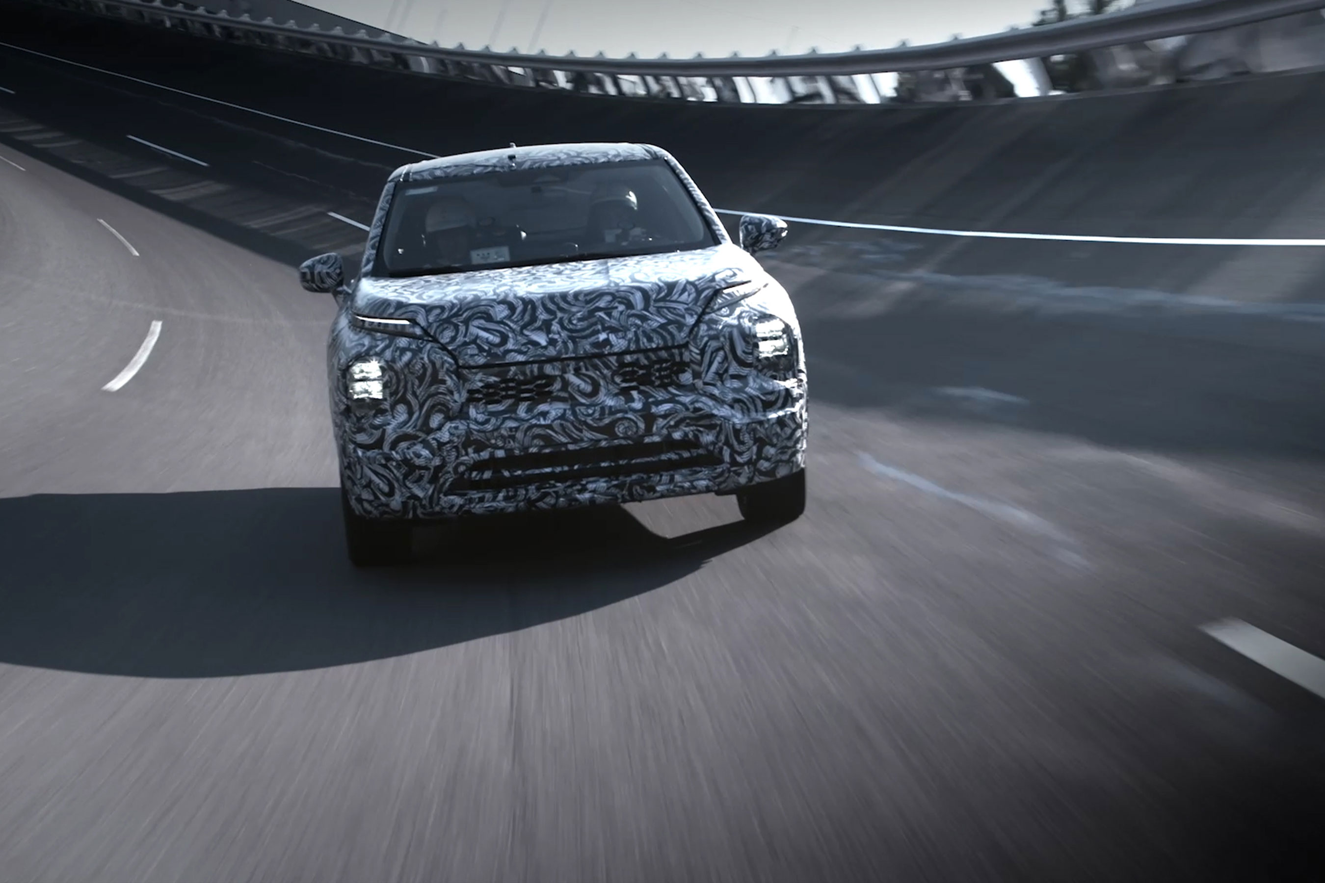 Mitsubishi Motors provides exclusive look at the all-new 2022 Outlander undergoing final testing.