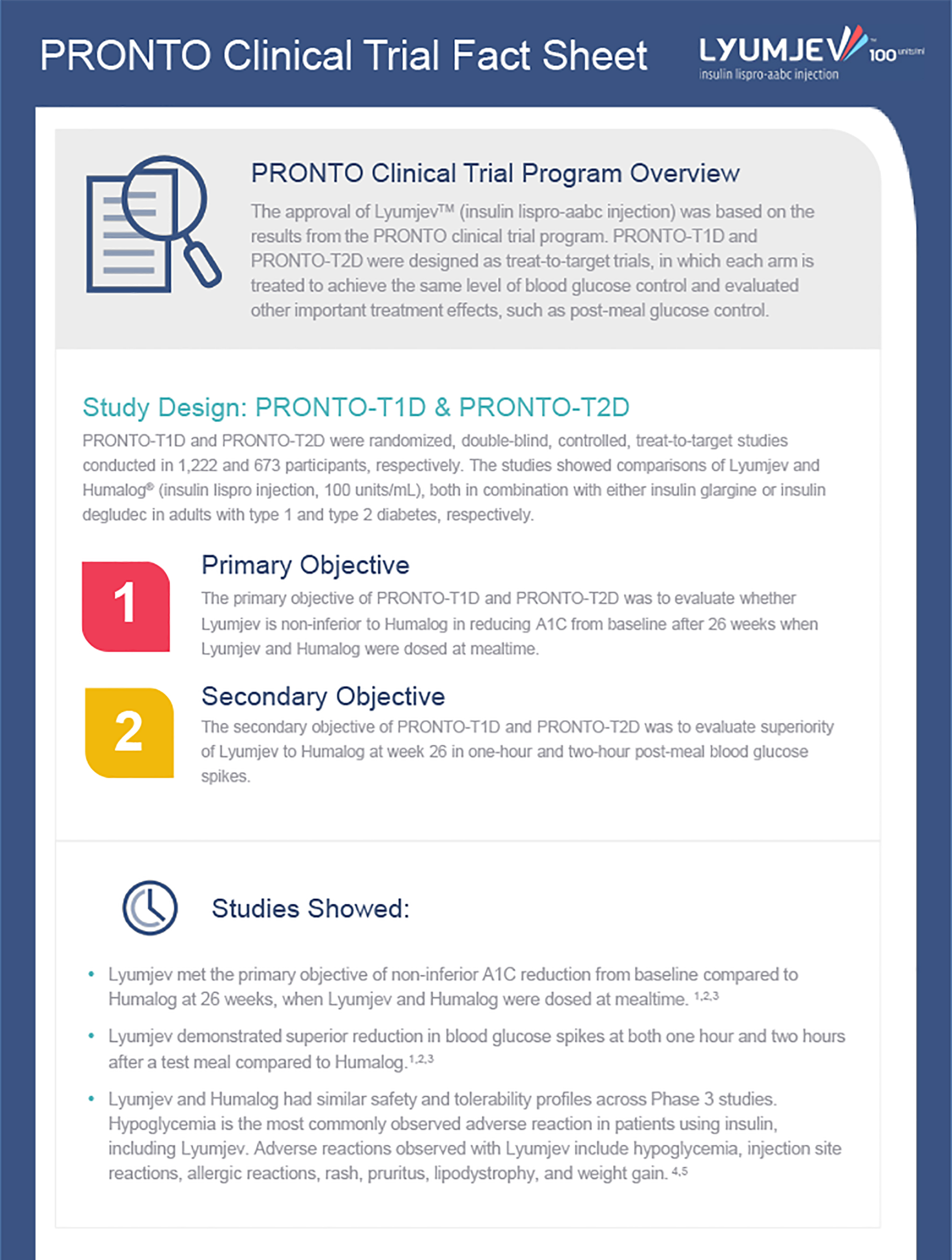 PRONTO Clinical Trail Fact Sheet