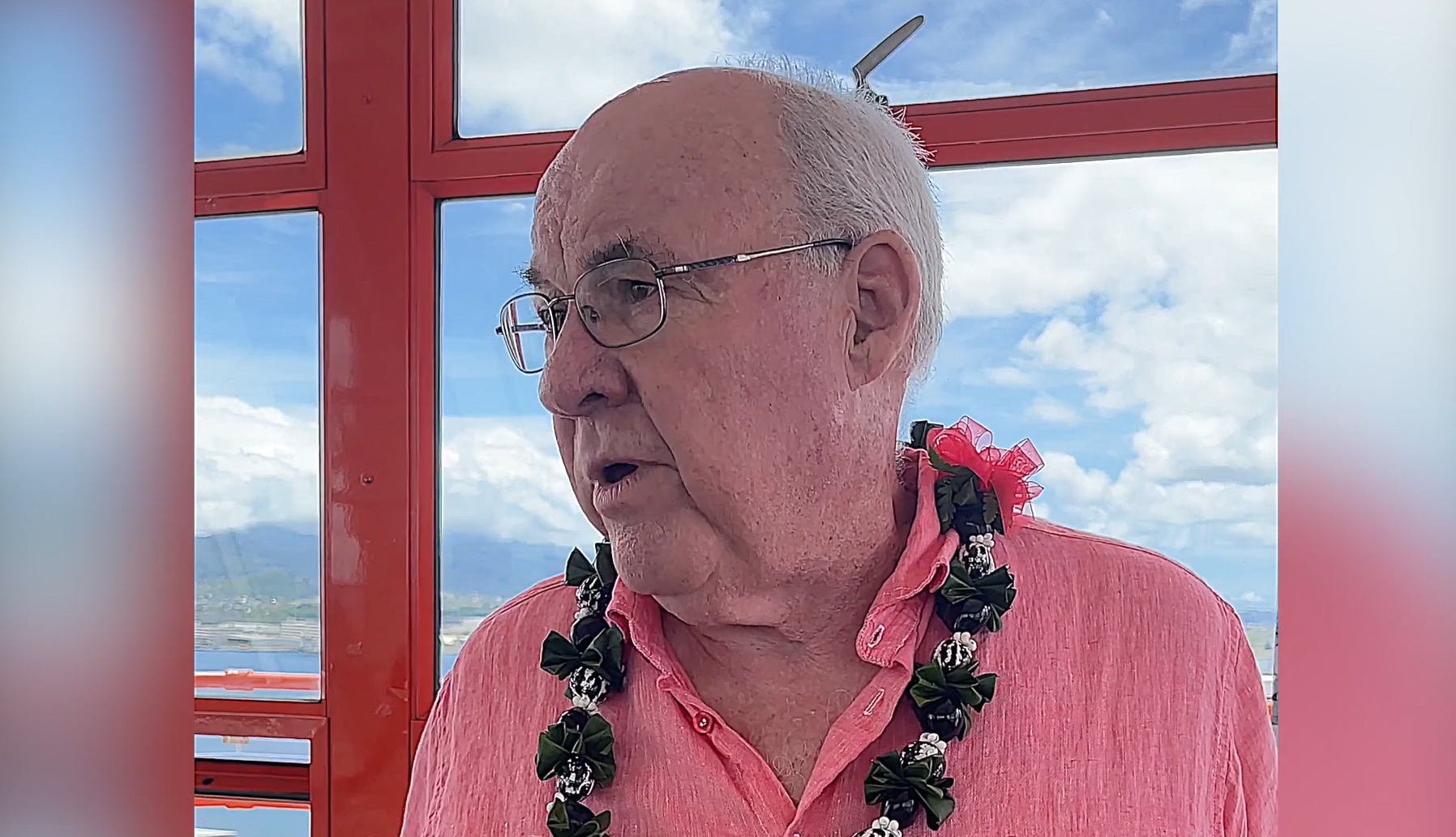 The dedication of the Ford Island Control Tower’s opening was held over Memorial Day weekend, and U-Haul CEO Joe Shoen was there to experience Freedom’s View atop the tower.