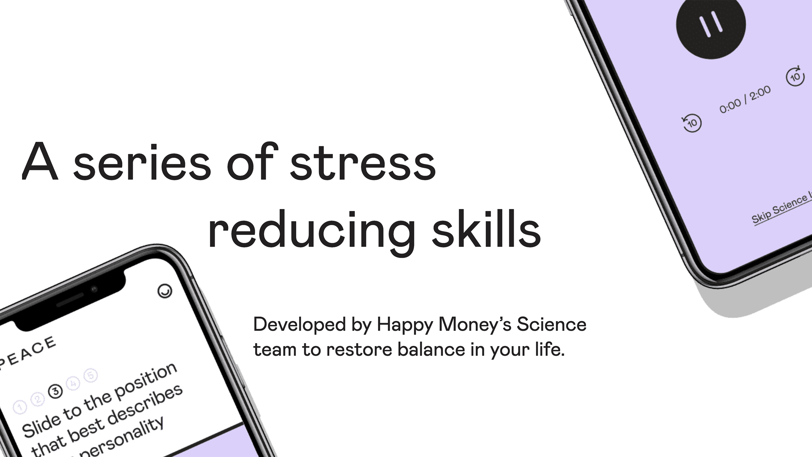 Happy Money Offers Peace - A Free, 6-Week Wellness Course