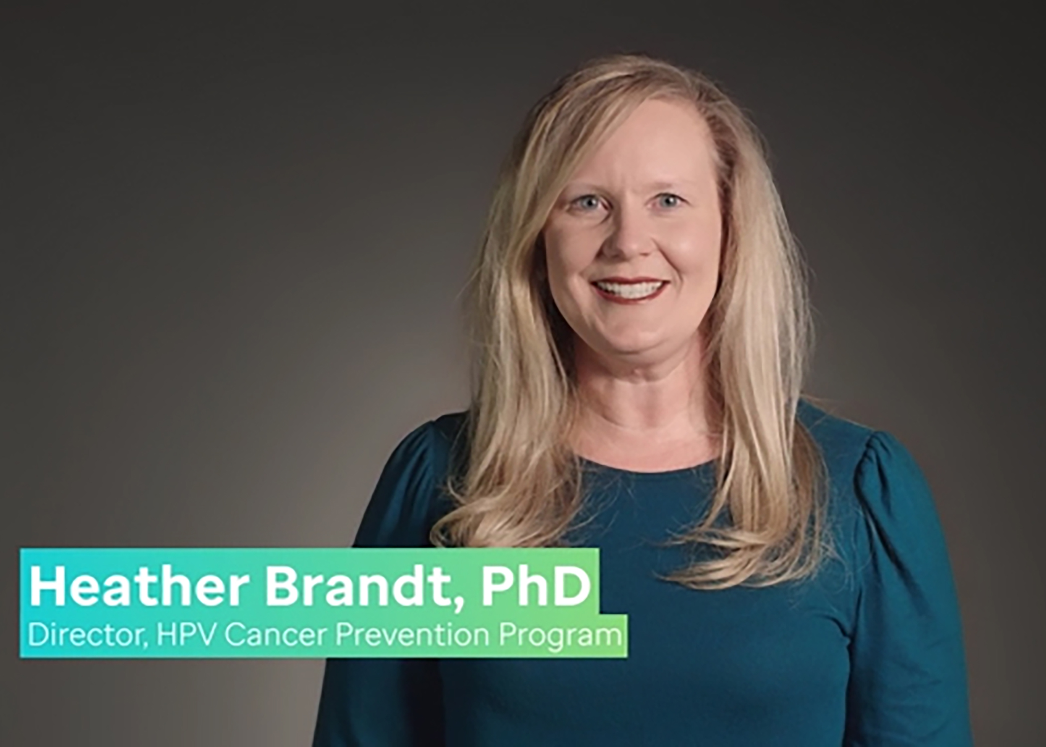 Heather Brandt, Ph.D., leads cancer prevention community outreach projects for St. Jude. Here she explains why HPV vaccination is so important.