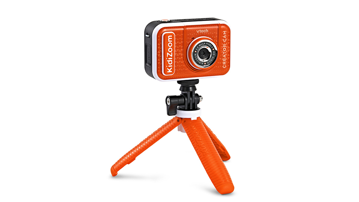 VTech® KidiZoom® Creator Cam gives kids the tools they need to create content.