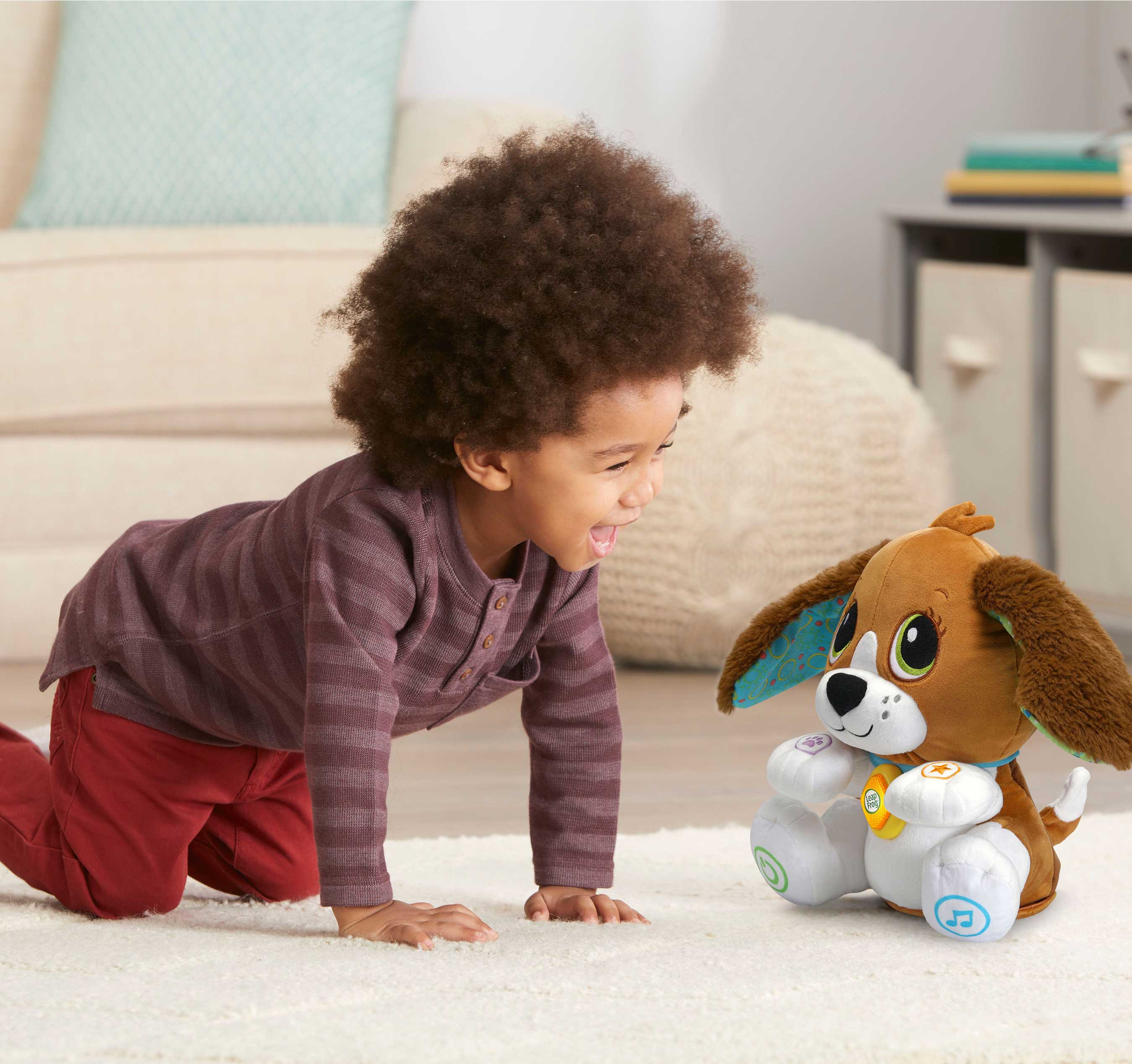 LeapFrog® introduces new infant and preschool learning toys, such as the Speak & Learn Puppy™.