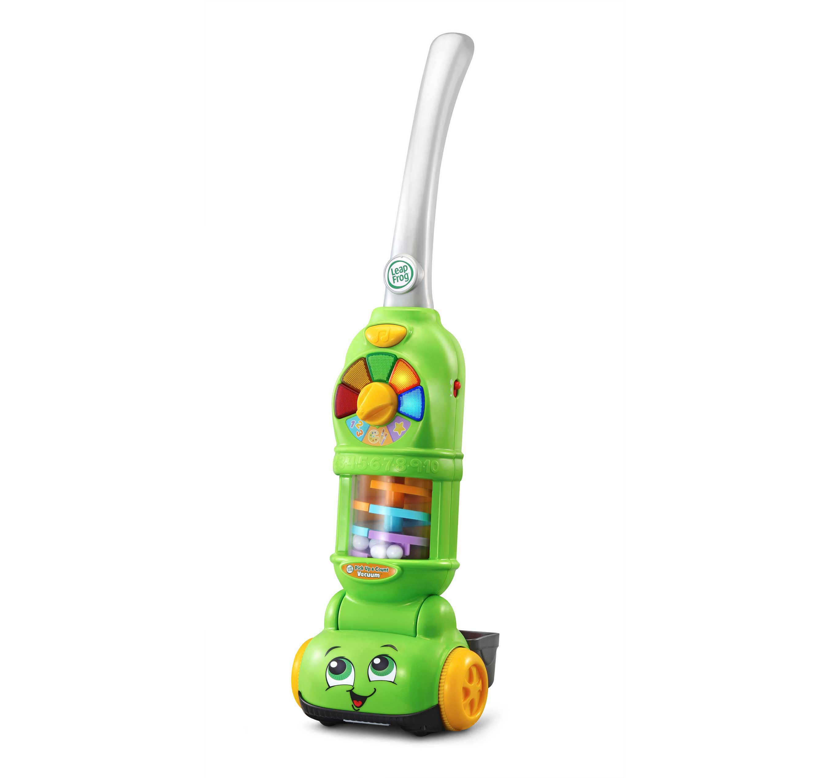 LeapFrog® introduces new infant and preschool learning toys, such as the Pick Up & Count Vacuum™.
