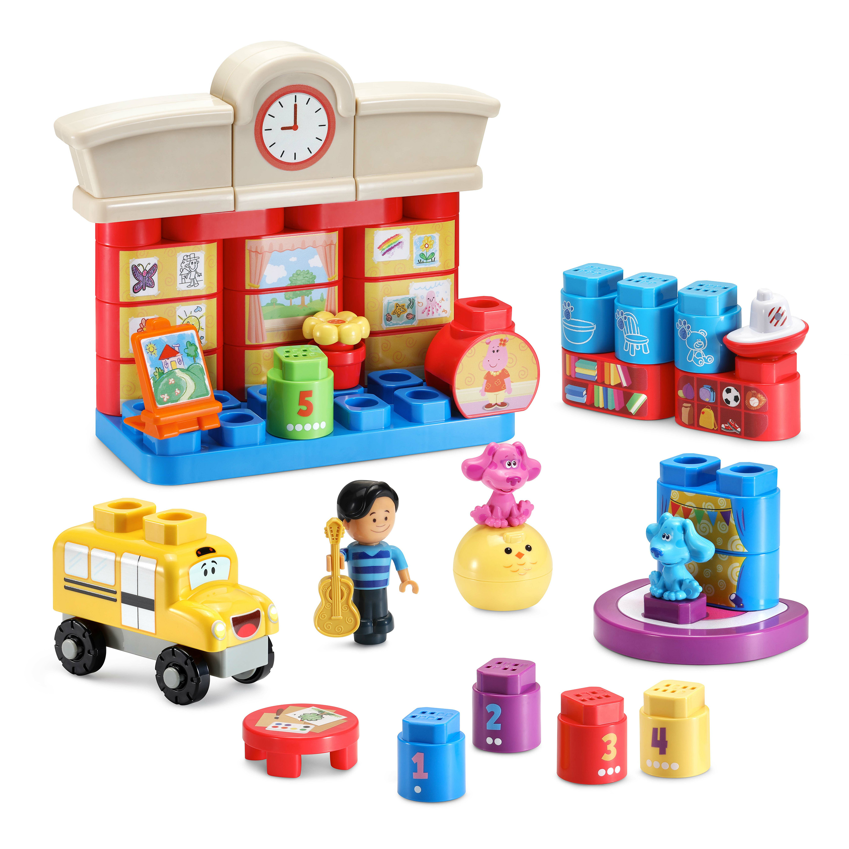 New LeapBuilders Blue's Clues & You! Blue's 123 School from LeapFrog is available now.
