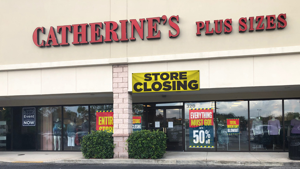 All Catherines stores and select Lane Bryant stores have commenced Store Closing Sales