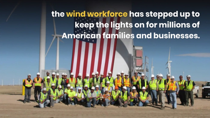 Employing 120,000 Americans across all 50 states, the wind industry workforce is building the future and creating new jobs during ongoing economic uncertainty. Wind technician is the nation’s second fastest growing job.