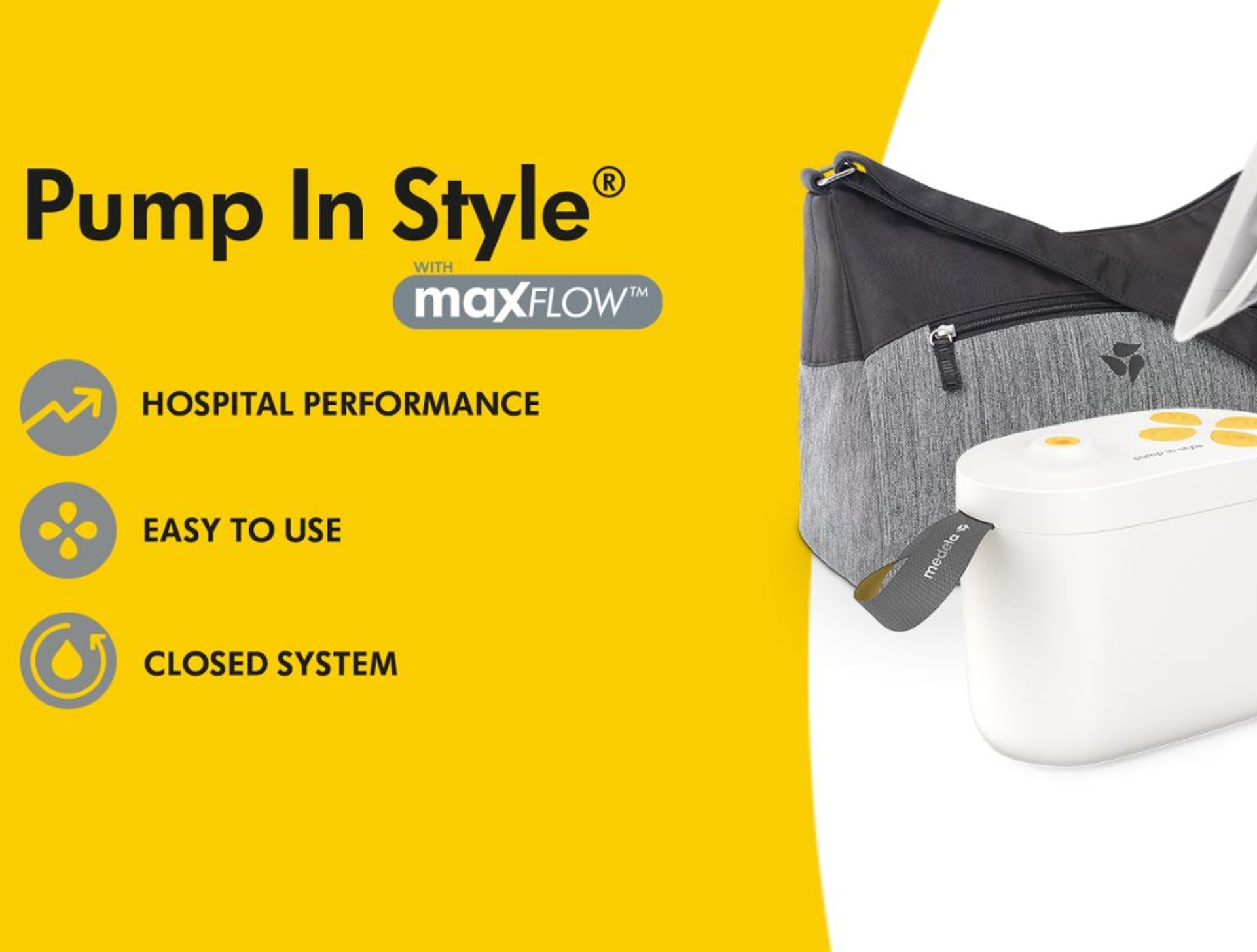 The New Pump In Style® with MaxFlow™ - Designed to Deliver More