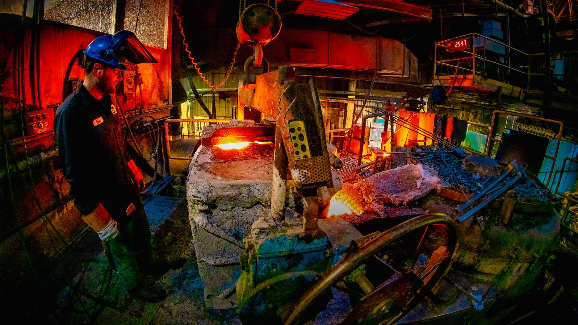 Man in Foundry