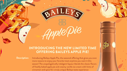 Baileys Apple Pie Fact Sheet