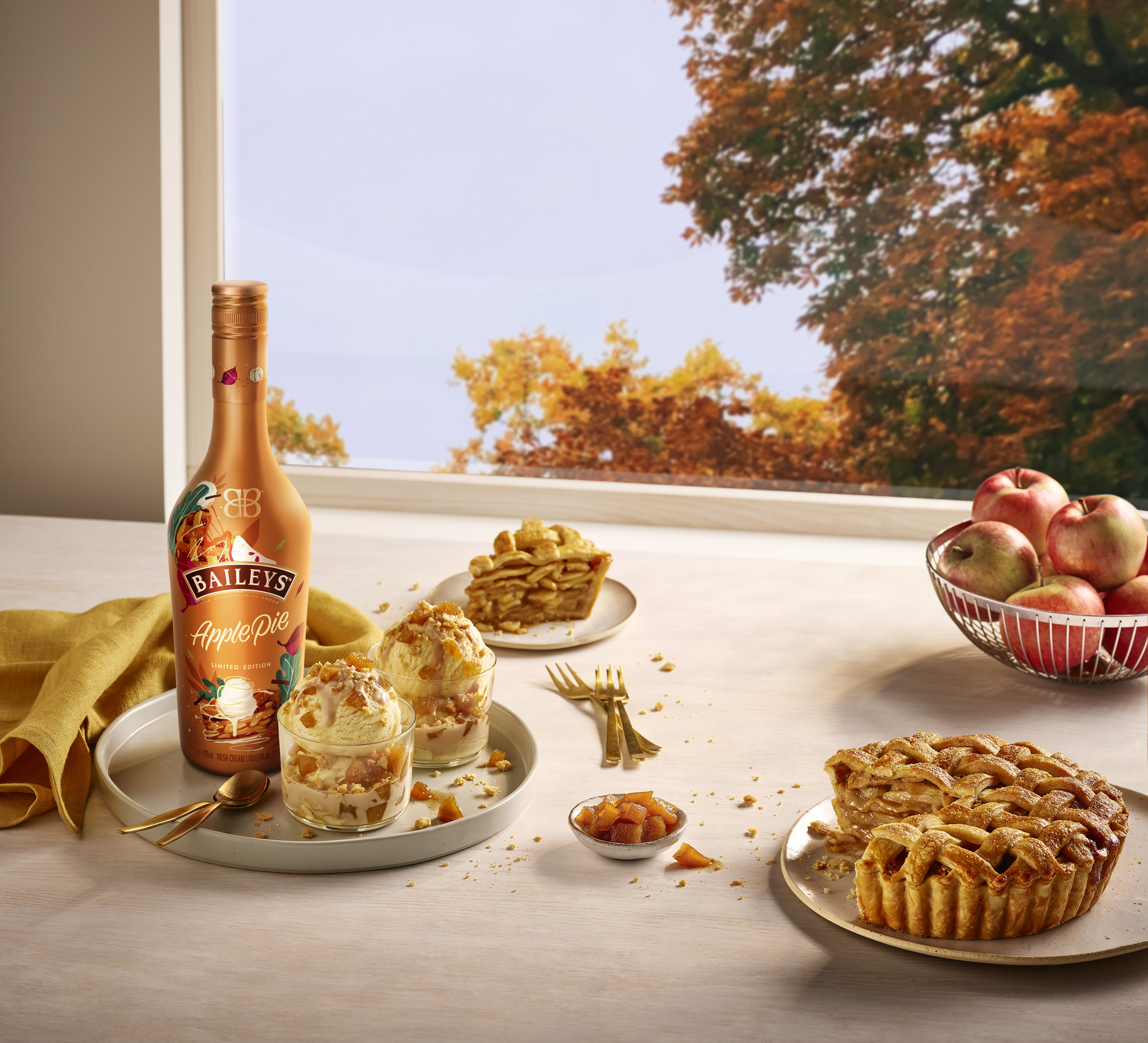 Baileys Introduces New Limited Time Offering Baileys Apple Pie.