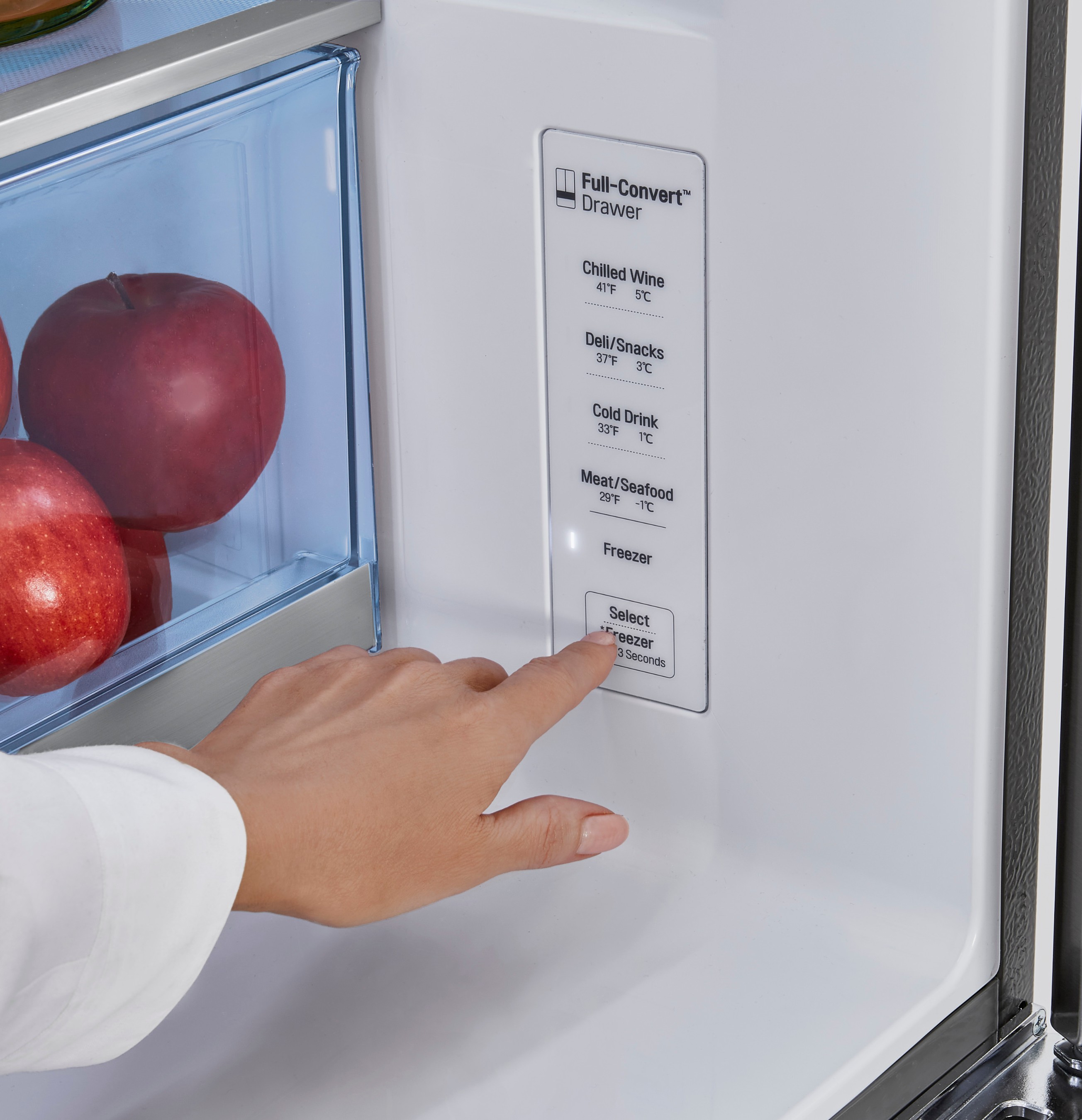 Consumers can choose from new featured-packed models with a versatile Full-Convert™ drawer that switches among five custom fridge to freezer temperatures.