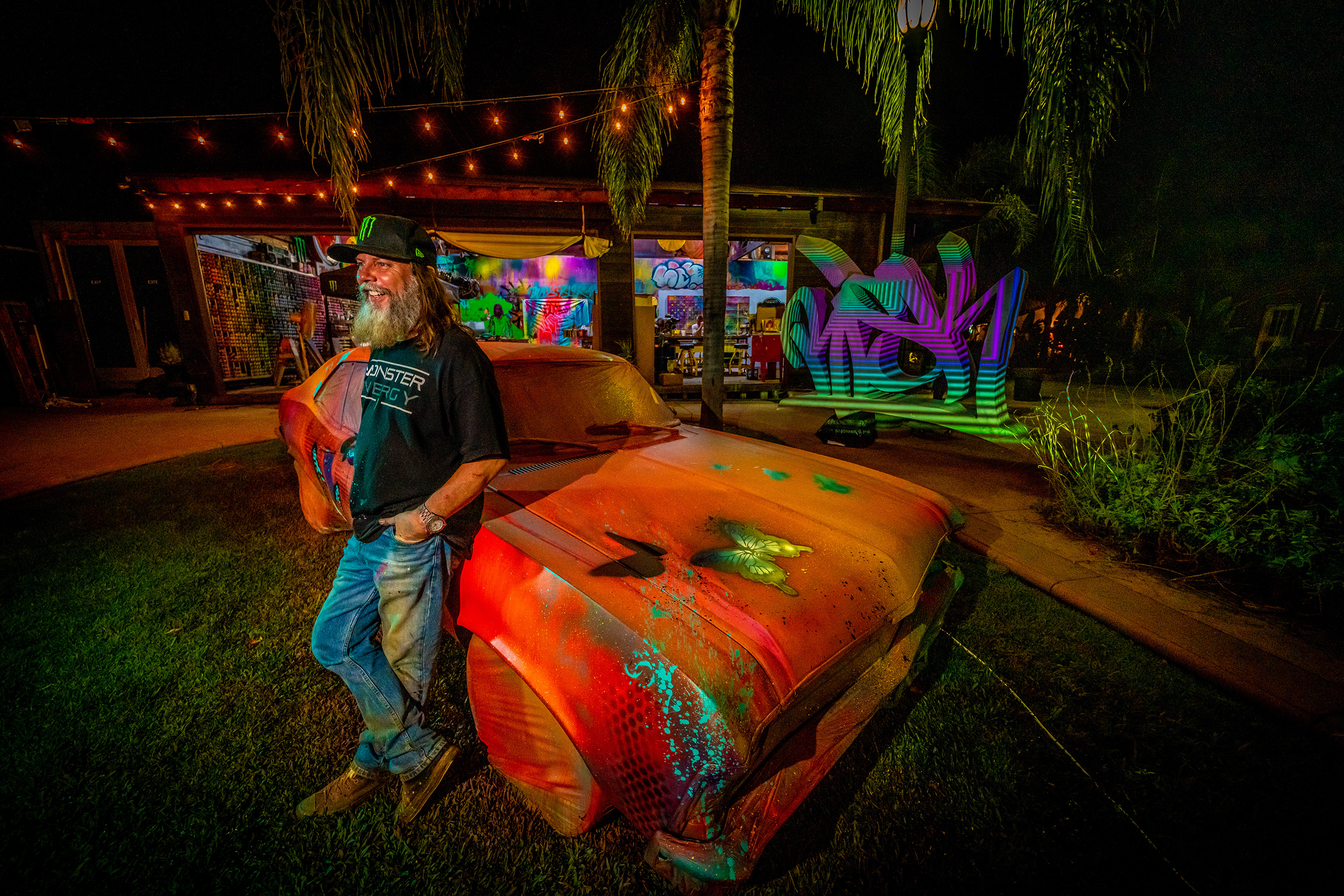 Legendary street artist RISK designs "Khaotic" car in partnership with Monster Energy