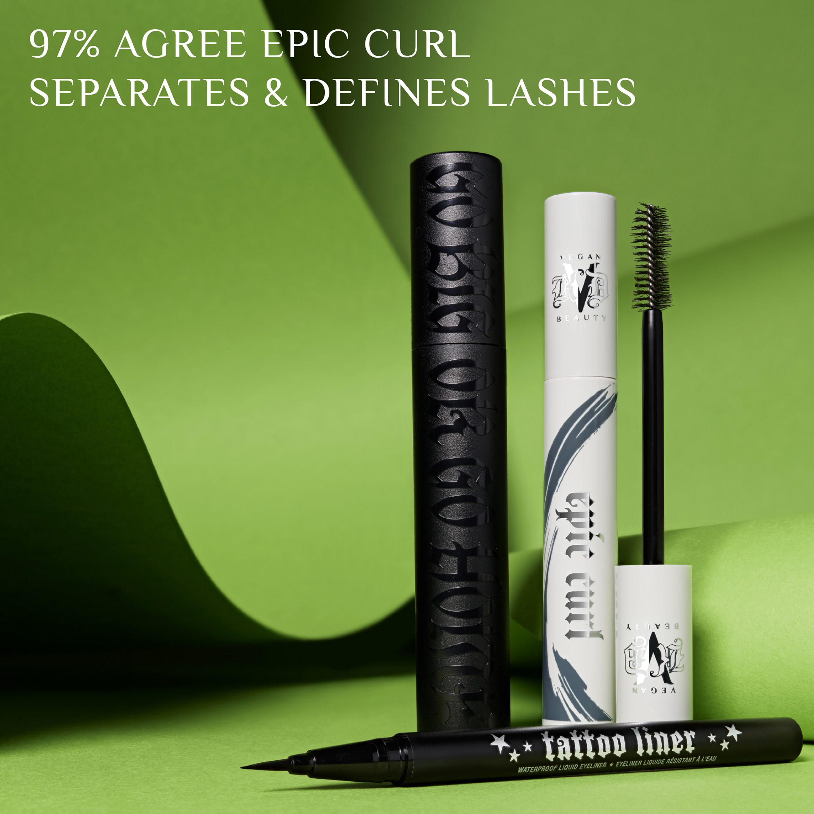 97% of people agree that KVD Vegan Beauty Epic Curl separates and defines lashes