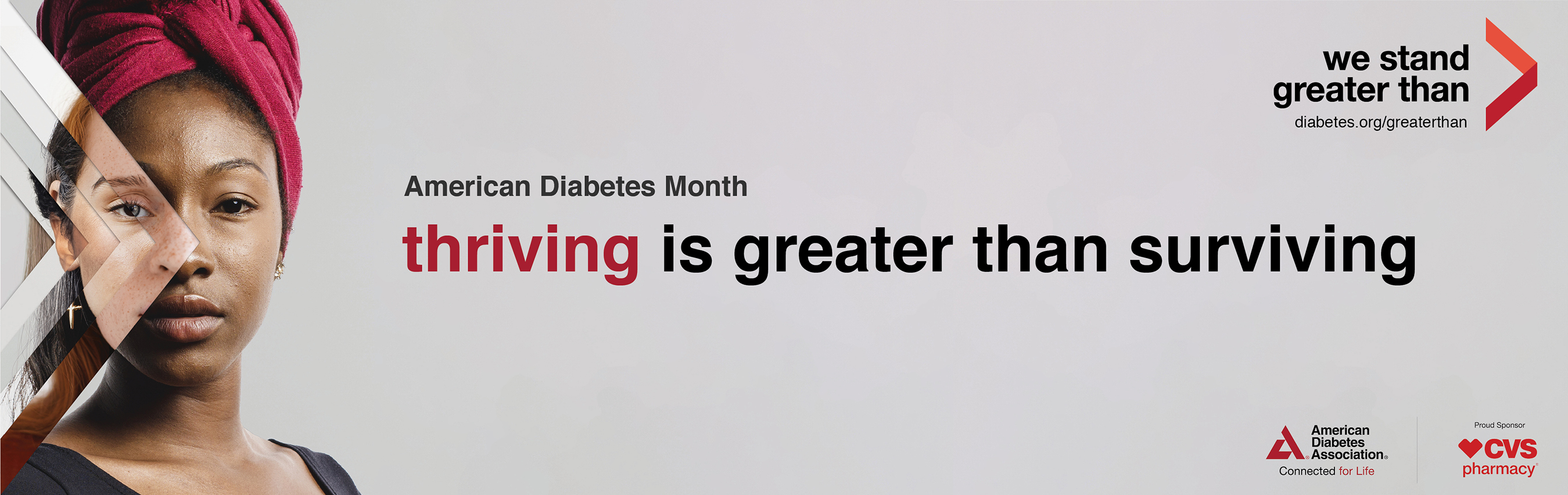 Thriving is greater than surviving banner