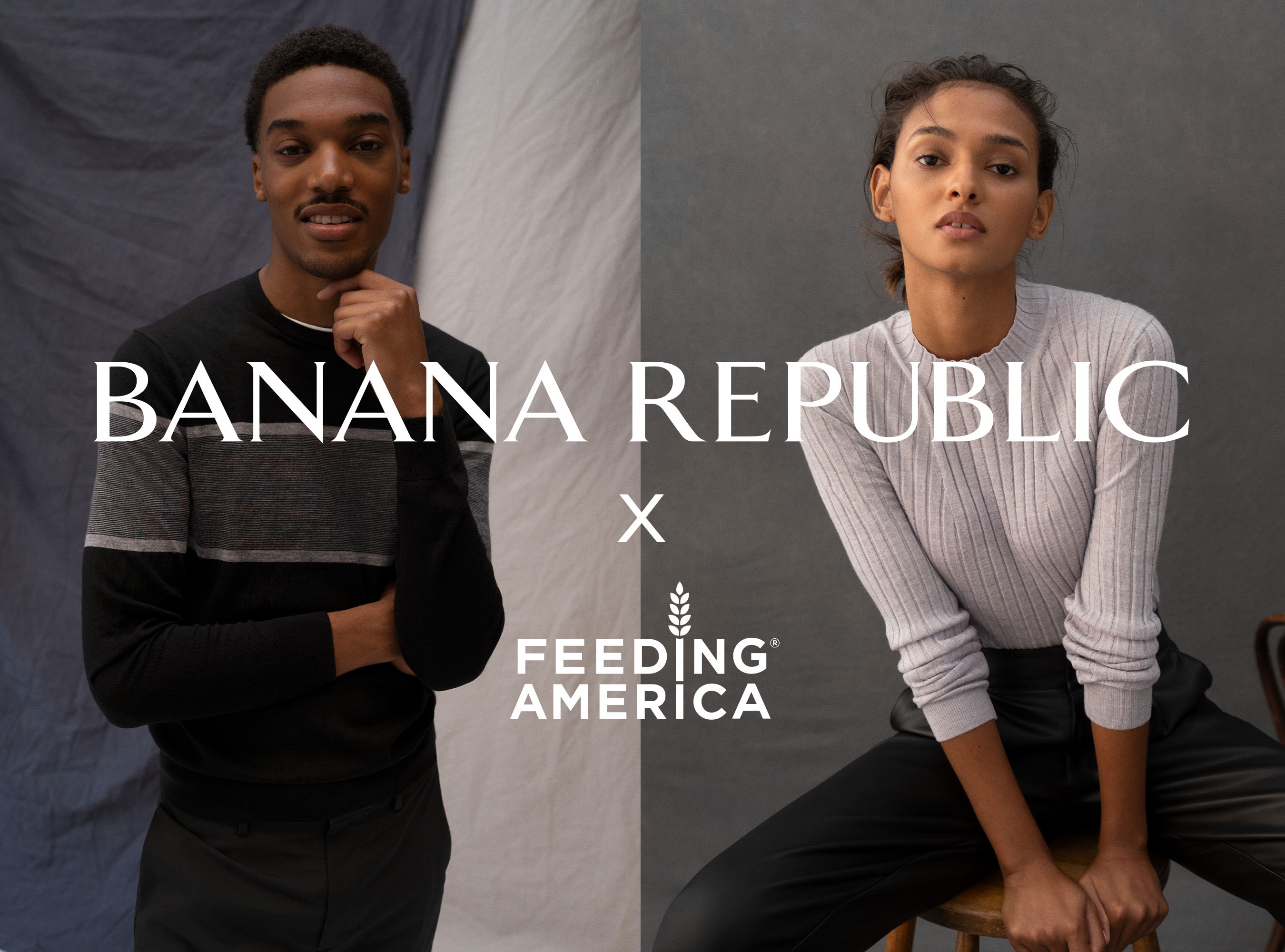 During the holiday season of giving thanks, Banana Republic continues its pledge to work for a Better Republic by furthering its partnership with Feeding America® and will donate $10 from the sale of every Banana Republic sweater, up to $25,000 total, to Feeding America® on Giving Tuesday, December 1, 2020.