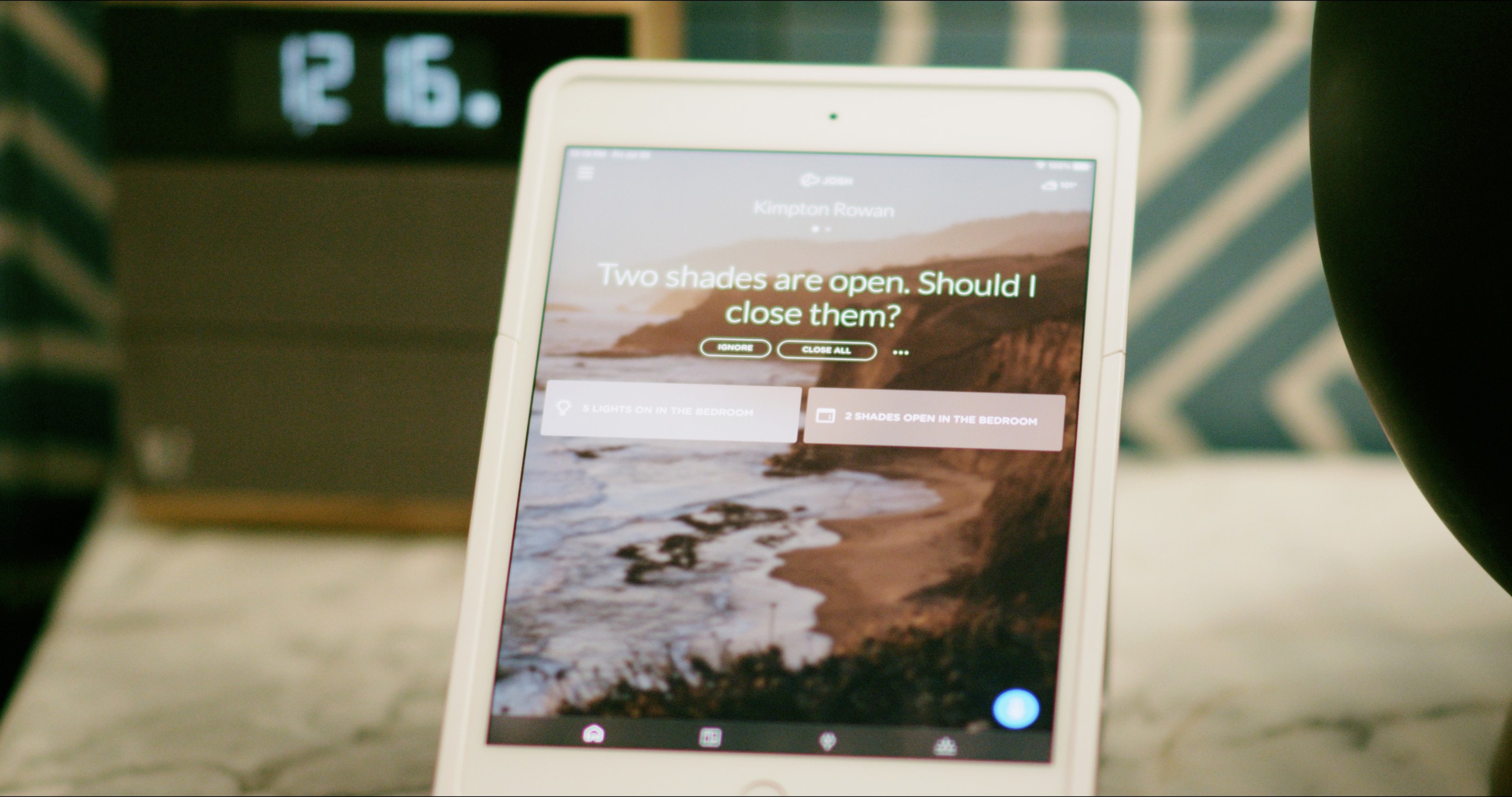 IHG Hotels & Resorts gives Kimpton Rowan guests unlimited control of the room through voice command and the Josh App