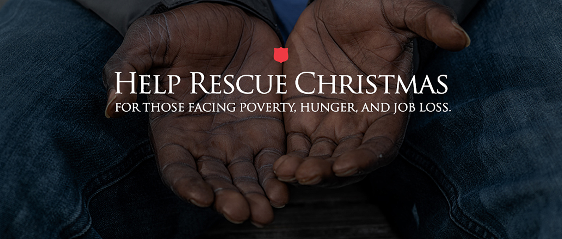 Help Rescue Christmas - Salvation Army banner