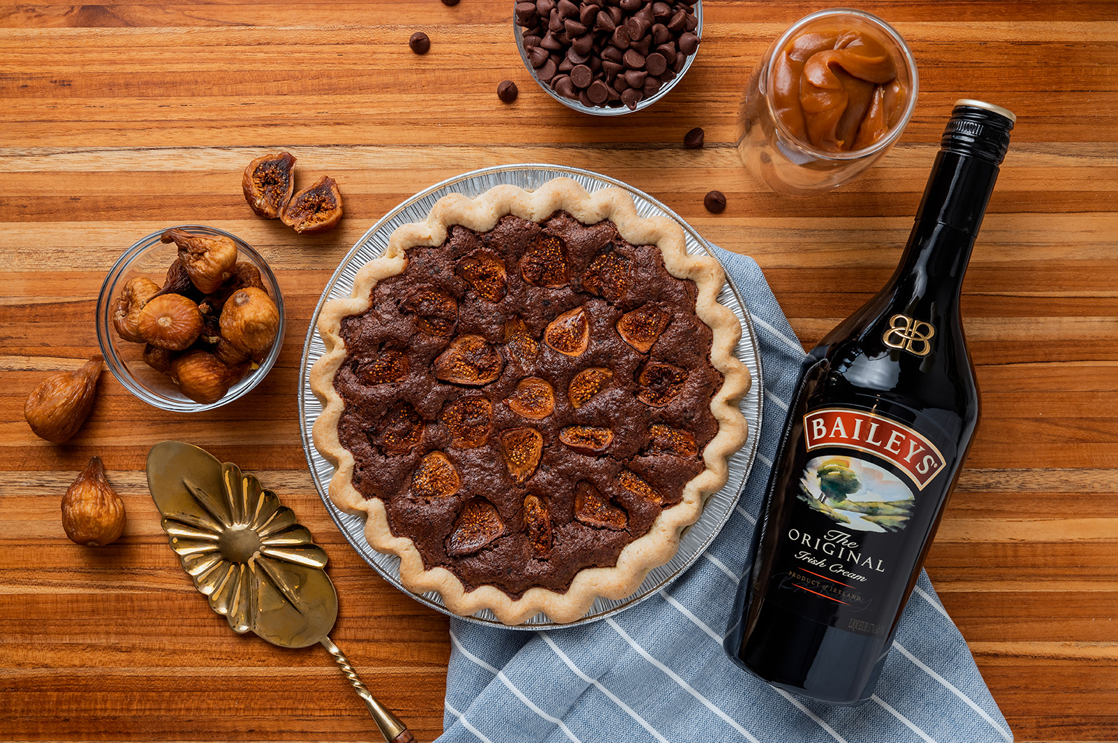Baileys Chocolate Fig Pie by Justice of the Pies