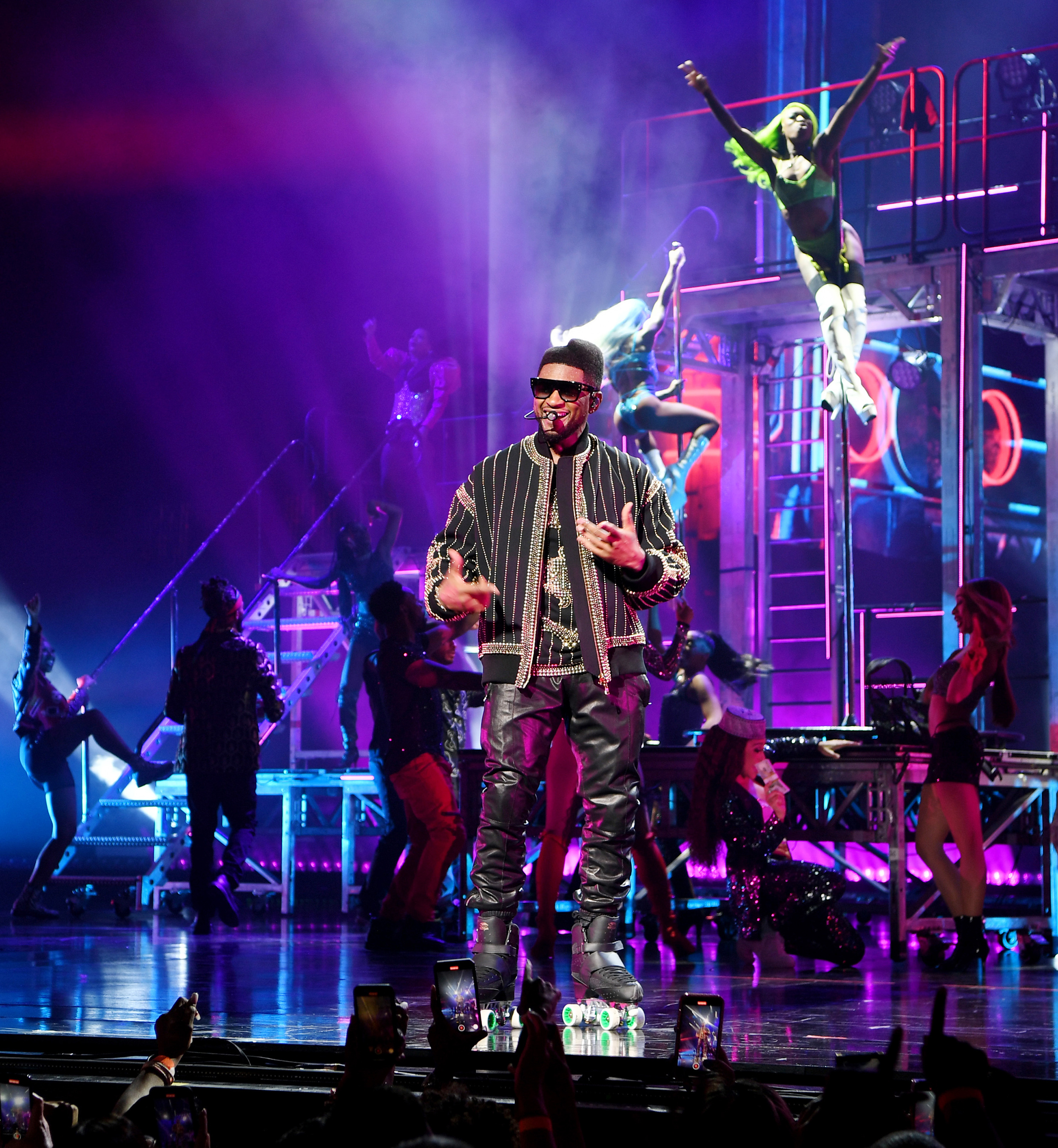 Usher opens Las Vegas residency at The Colosseum at Caesars Palace. Credit: Denise Truscello