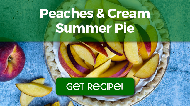 Peaches & Cream Summer Pie