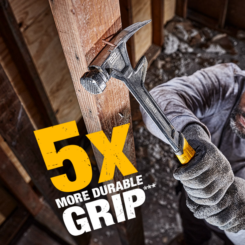 Tear resistant grip is 5X more durable