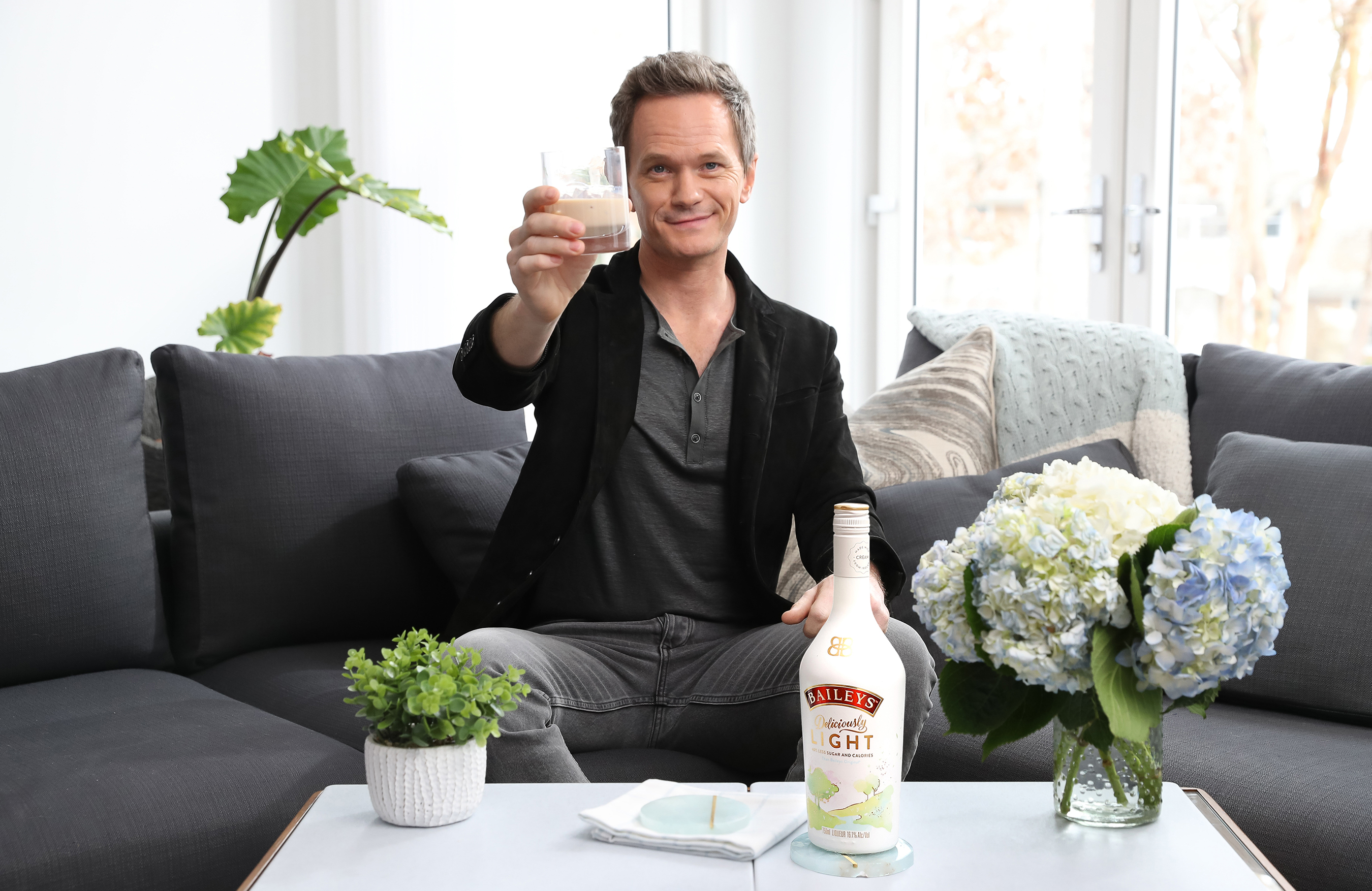 Neil Patrick Harris Treats Himself to a Light Break with the New Baileys Deliciously Light