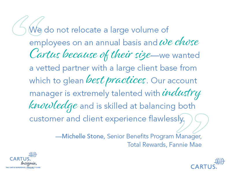Cartus InsigniaSM clients share their experiences.