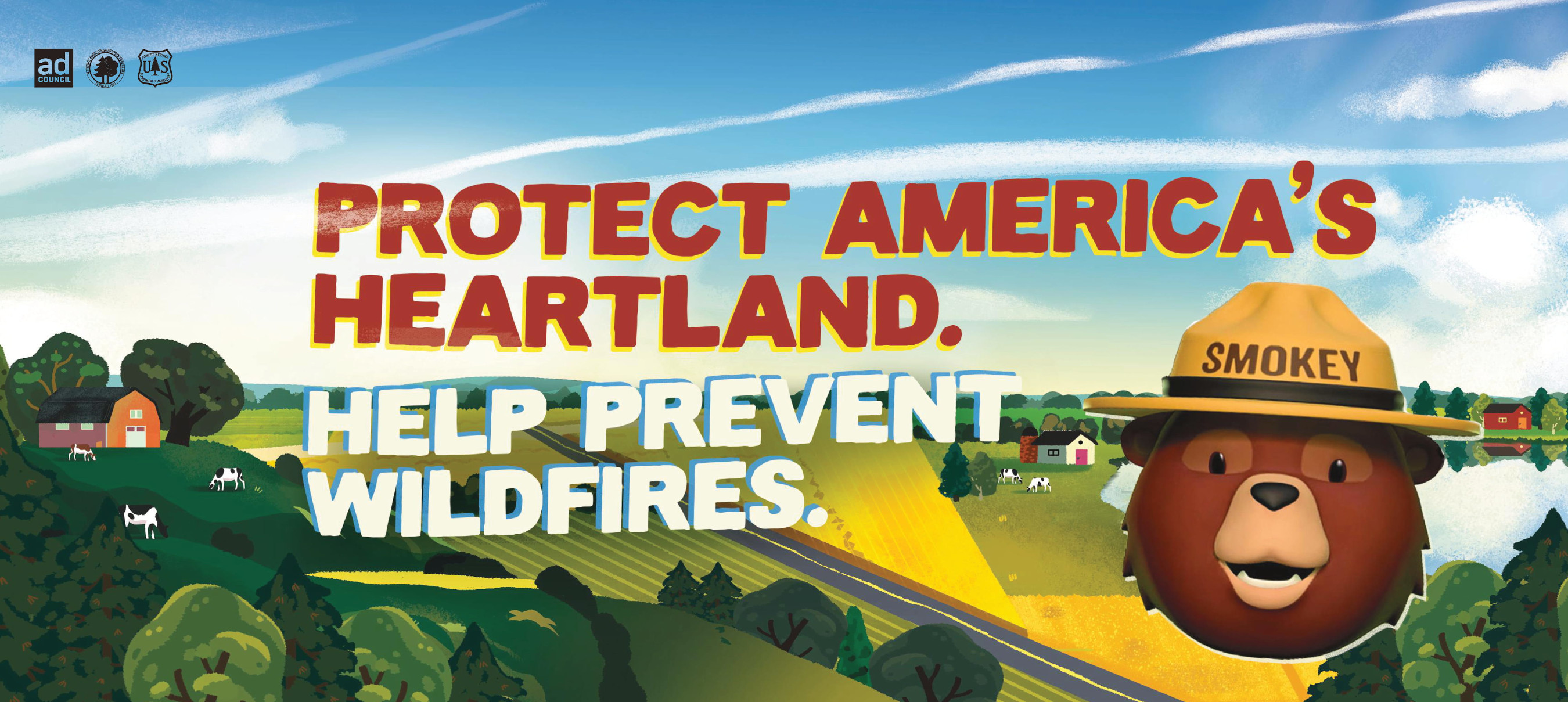 Smokey Bear OOH for the Midwest | Wildfire Prevention | Ad Council