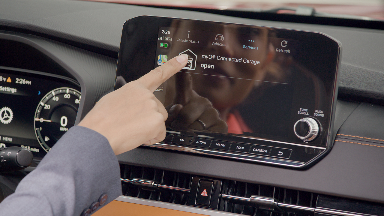 myQ® Connected Garage Now Available Through Apple CarPlay® on Select Mitsubishi