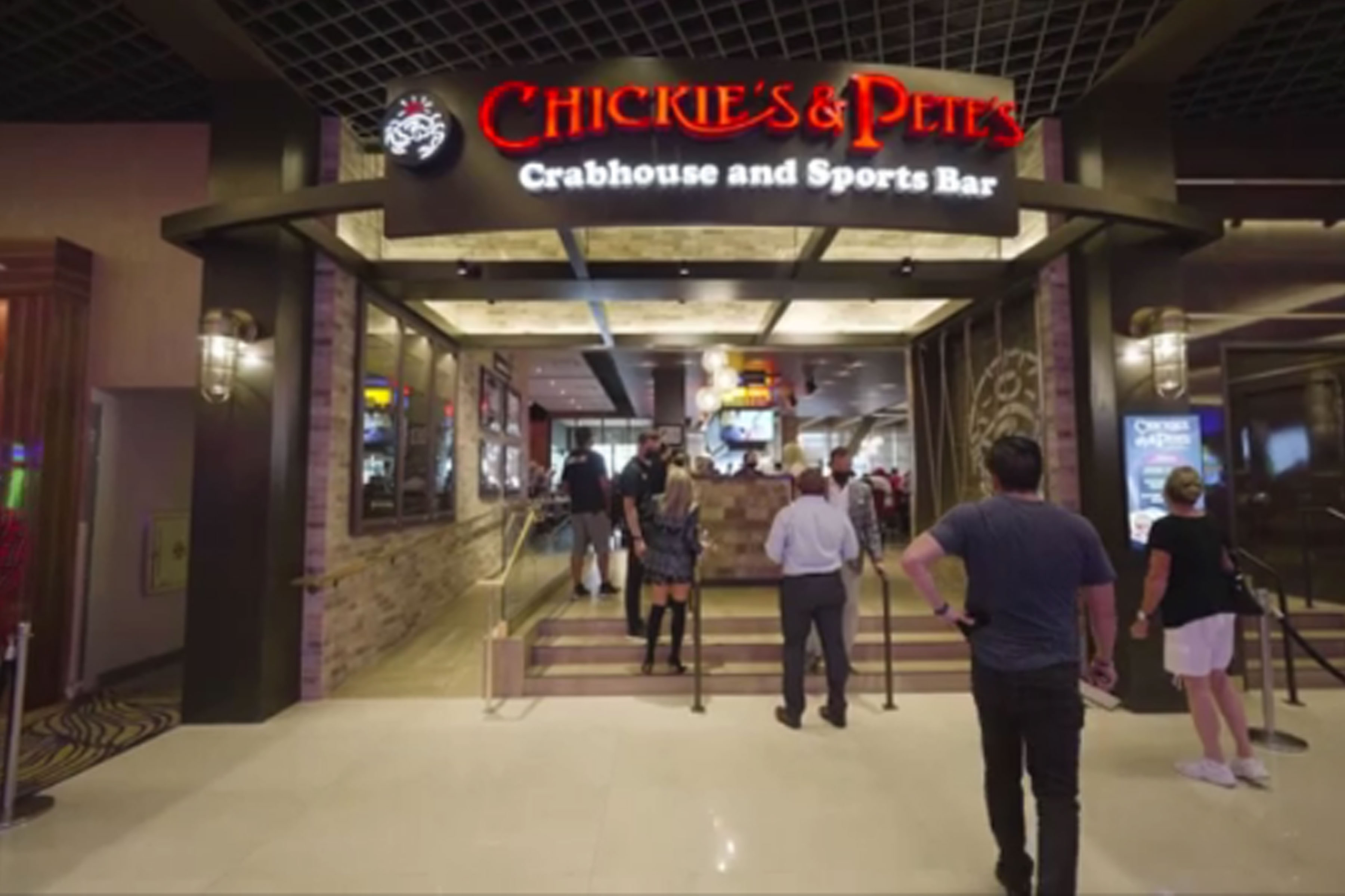 SAHARA Las Vegas celebrates the grand opening of Chickie’s & Pete’s Crab House and Sports Bar on October 21, 2021