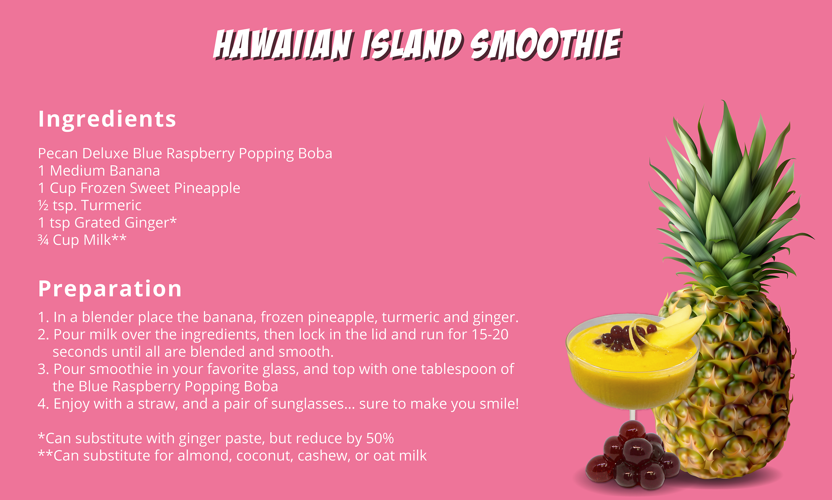 Hawaiian Island Smoothie Recipe