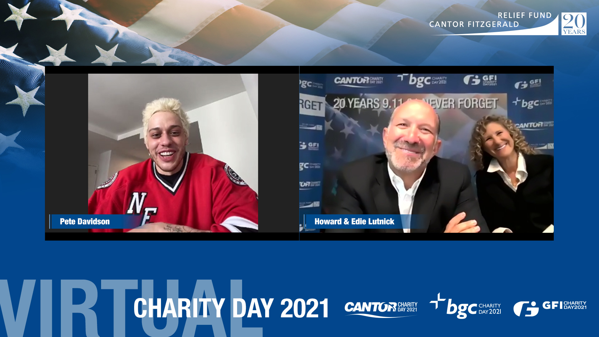 Cantor Fitzgerald Charity Day 2021: Never Forget. Give Back.