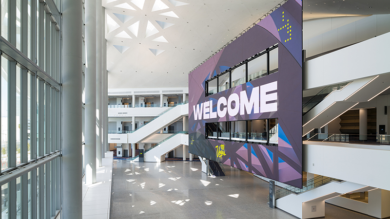 Photo of Interior of the West Hall Lobby