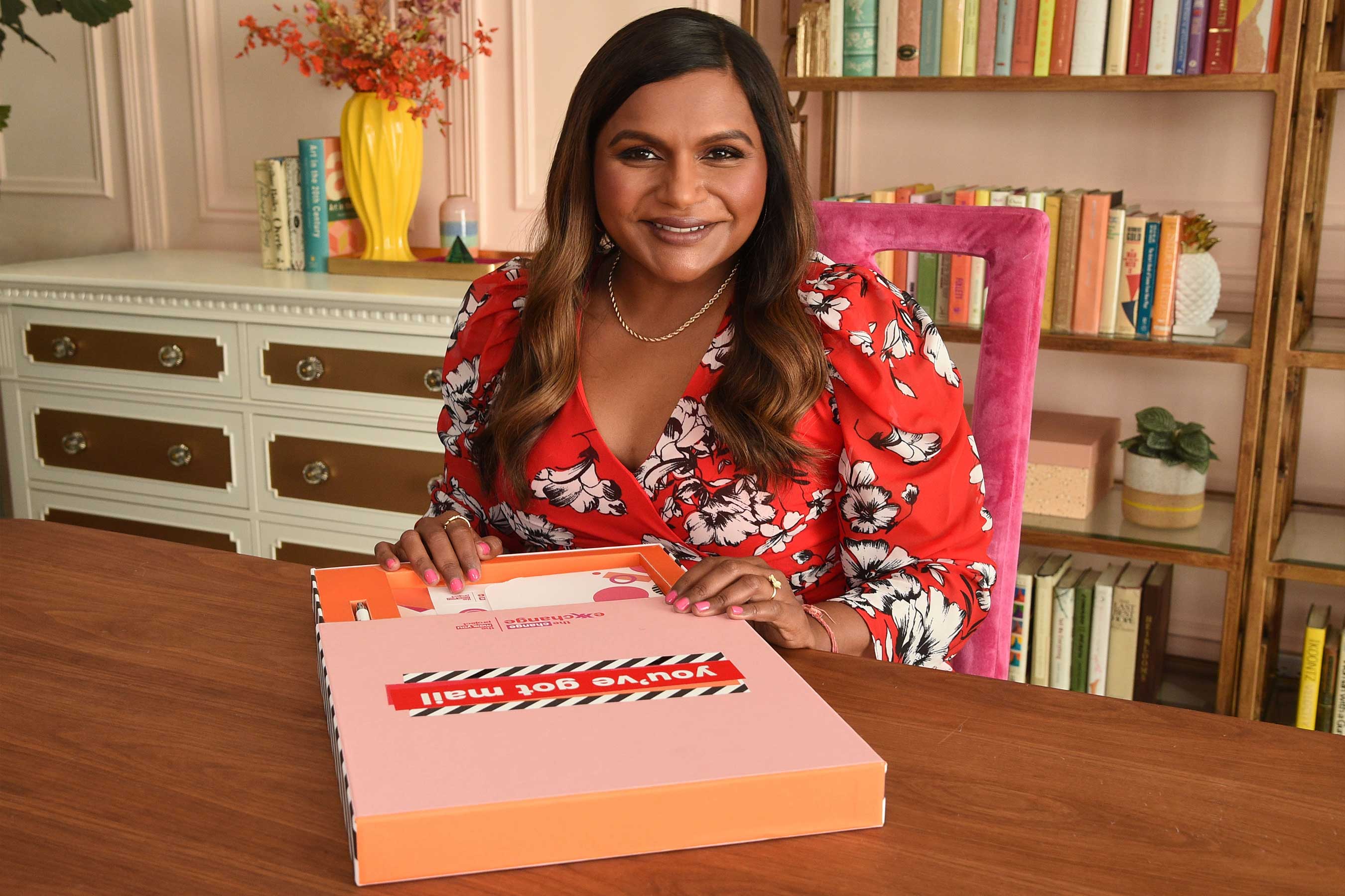 T.J.Maxx and Actress Mindy Kaling Launch The Change Exchange Pen Pal  Program