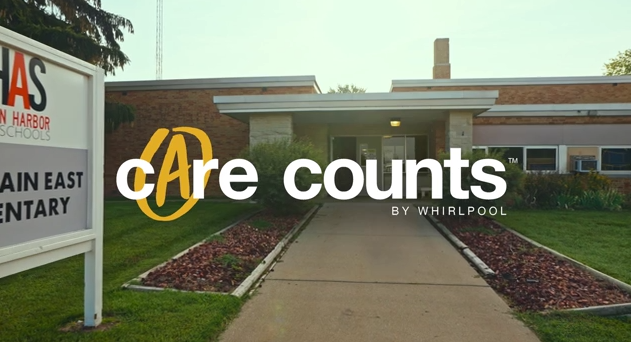 Whirlpool Brand Brings Care Counts™ Laundry Program To All Benton Harbor Area Schools
