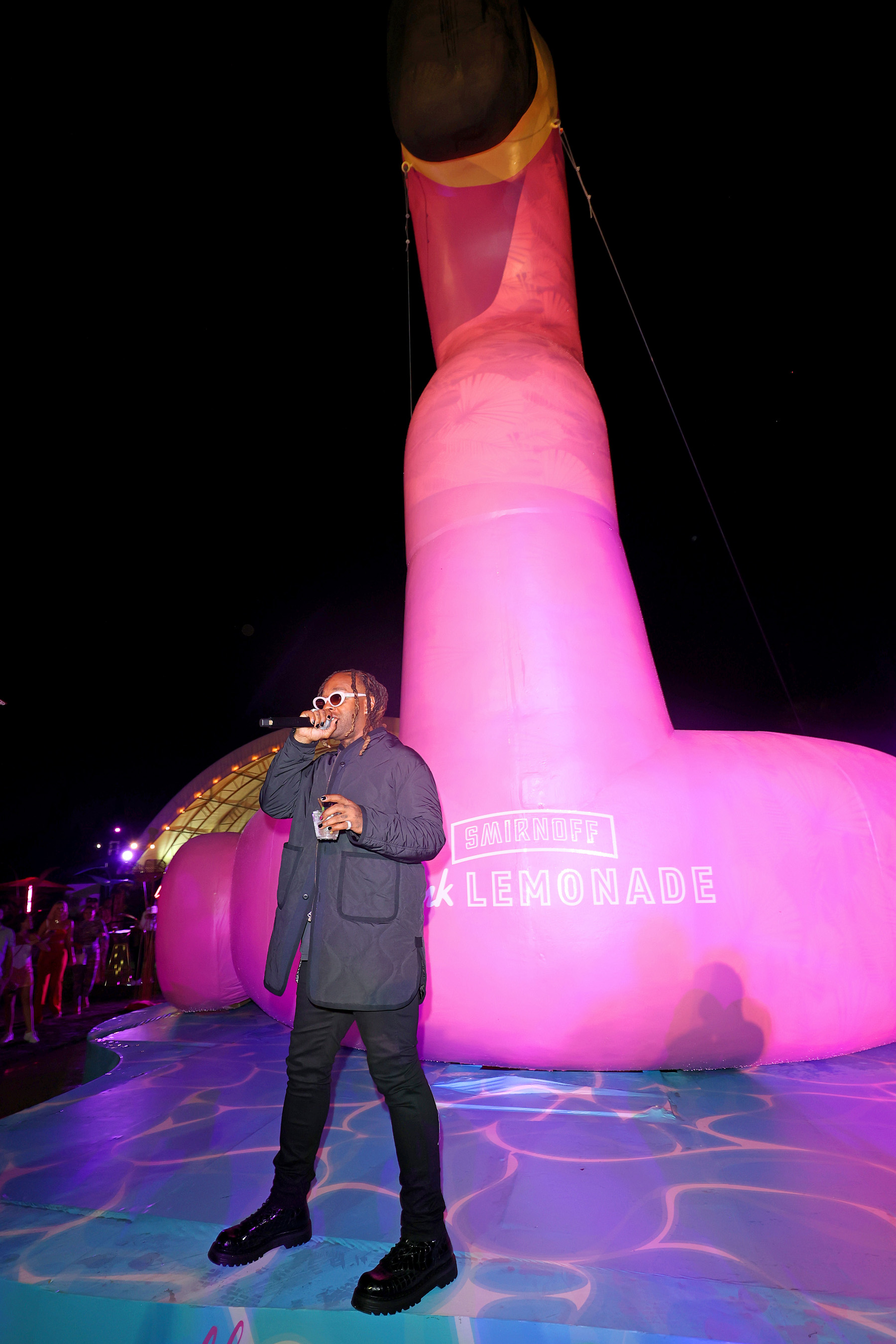 Smirnoff Paints Miami Pink with the Help of Music Superstar Ty Dolla $ign, a Larger-Than-Life Pink Flamingo and Pop-Up Neon Lemonade Stand Serving Its Newest Pink Lemonade Offering