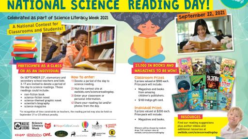 National Science Reading Day Contest Overview page