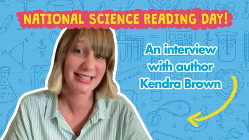 Banner that says an interview with author Kendra Brown