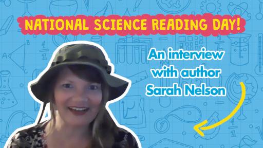 Banner that says An interview with author Sarah Nelson
