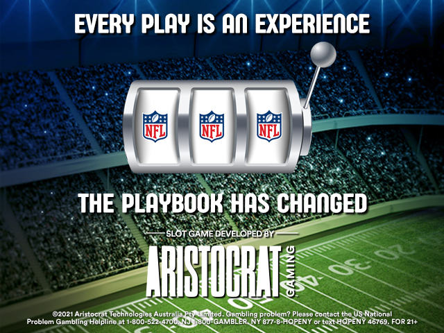 The NFL and Aristocrat Gaming have announced an exclusive slot machine licensing agreement. Under multi-year, global license, Aristocrat to build NFL-themed slot machines, bringing new gaming experiences to NFL fans on casino floors.
