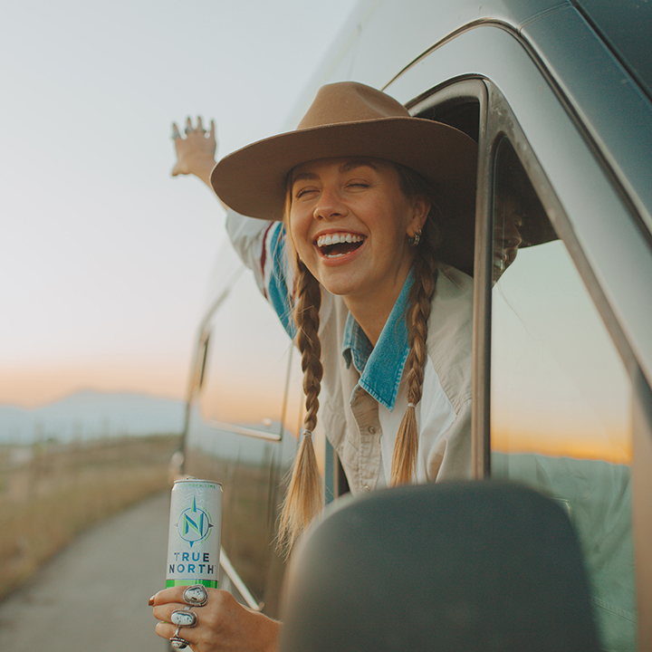 Courtney Steeves - @COURTNEYSTEEVES True North is the perfect energy to accommodate the Van Life lifestyle