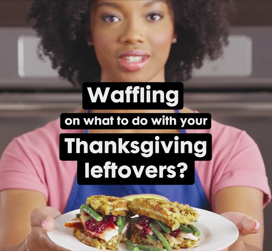 Leftover Turkey Waffle Sandwich Recipe