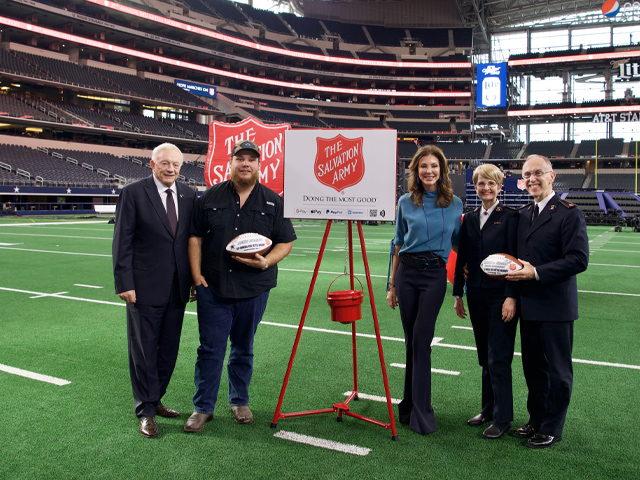 Together The Salvation Army, Dallas Cowboys, and Luke Combs help ensure hope marches on for those in need this holiday season and beyond