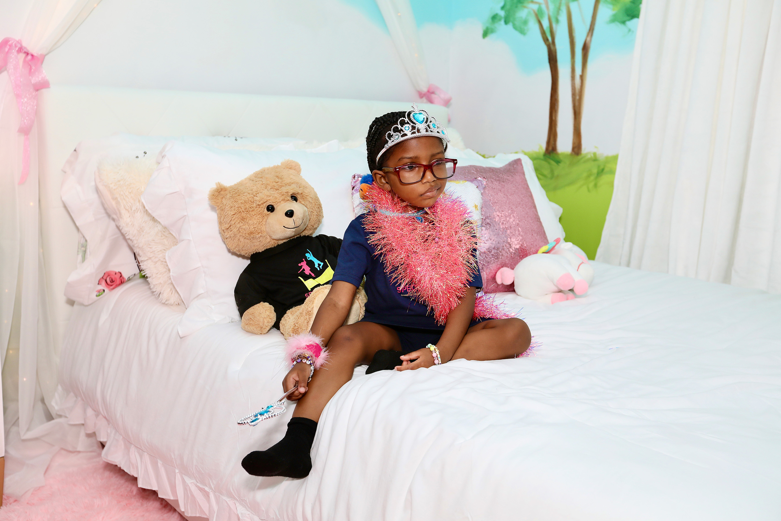 Michaela’s first time in her new bedroom Michaela’s first time in her new bedroom
