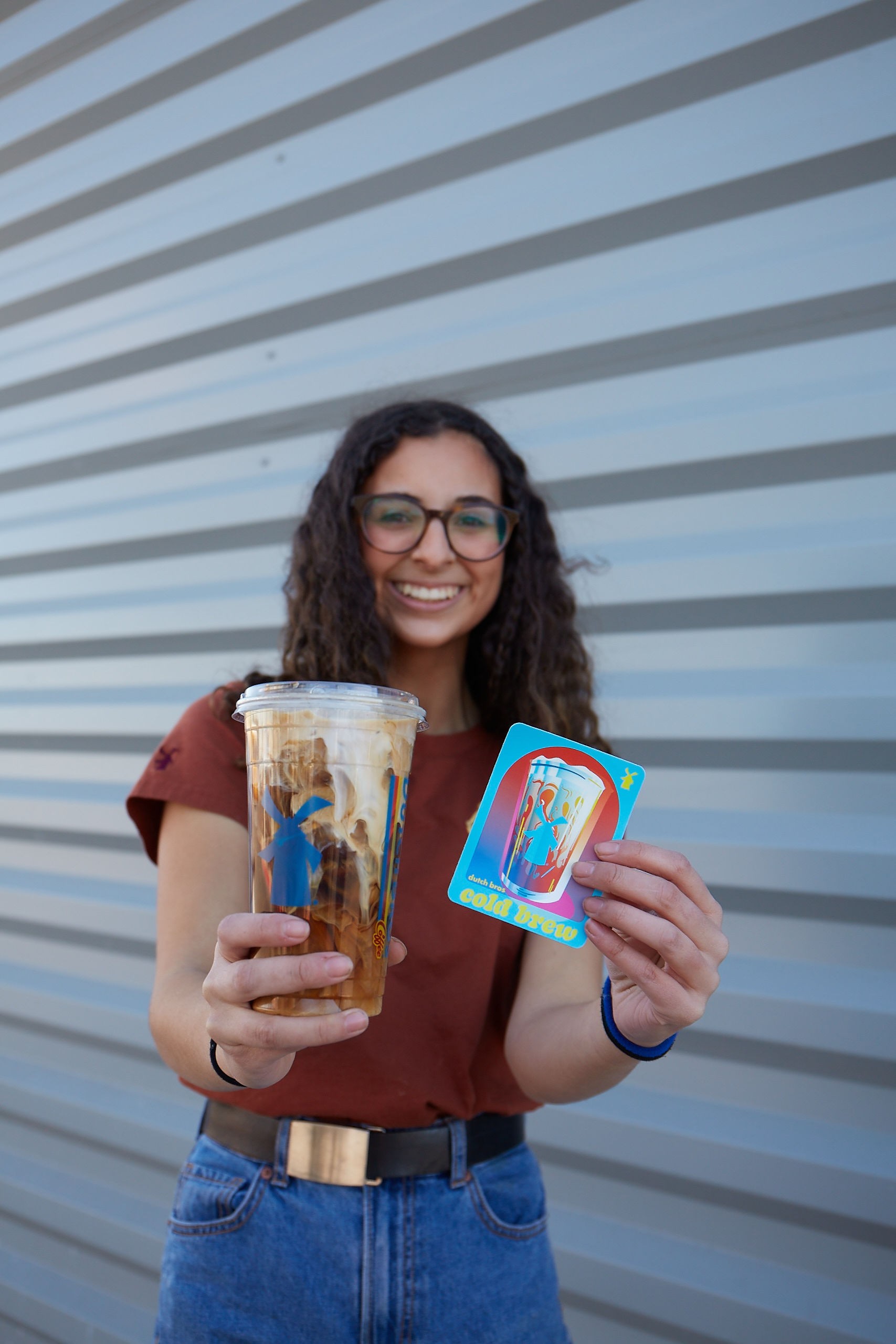 Cold Brew lovers can also celebrate with exclusive Dutch Bros app stickers with Cold Brew purchases