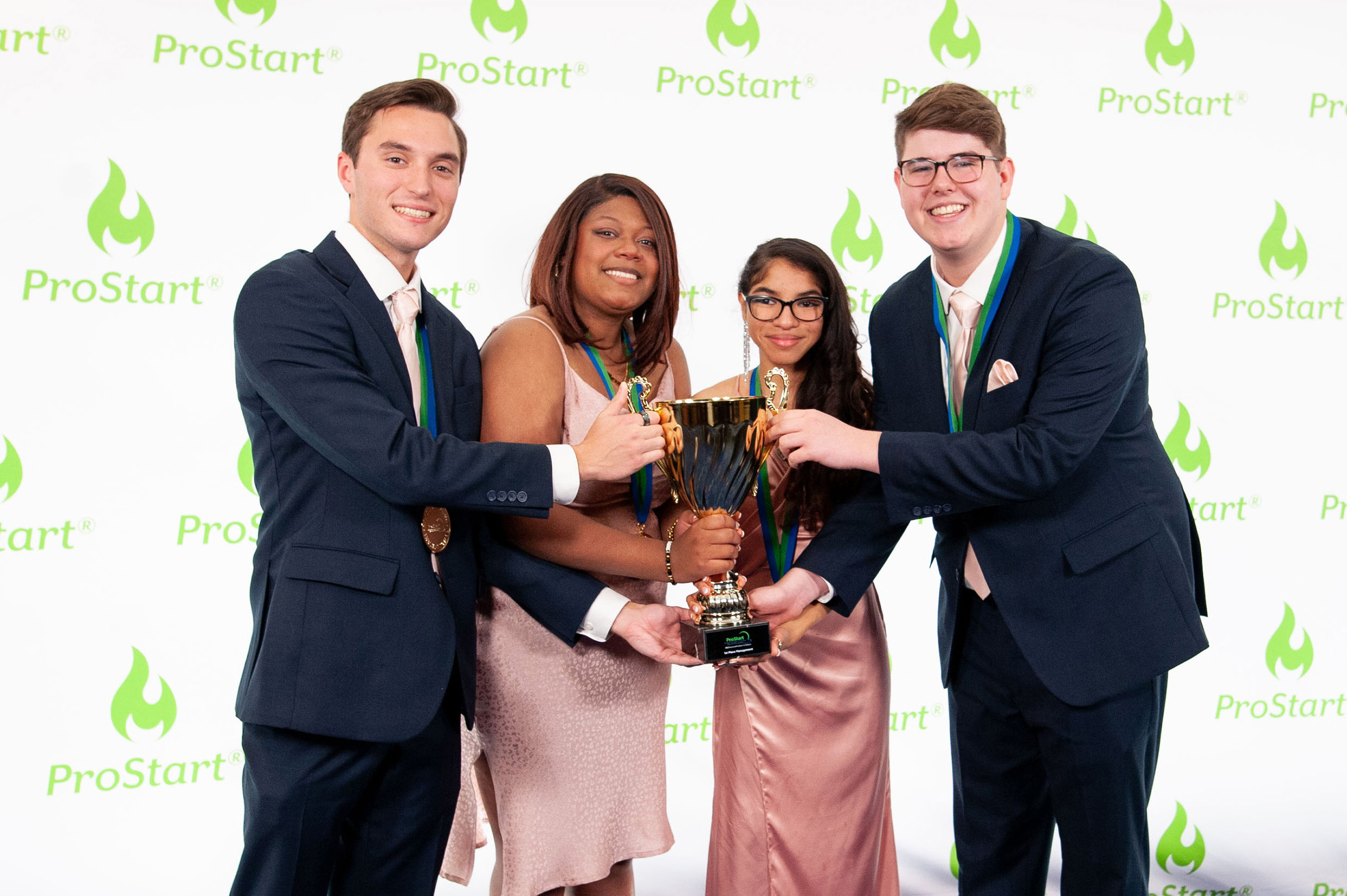 Ben Barber Innovation Academy in Mansfield, Texas, won first place in the restaurant management competition with “The Herb’N Table” concept that featured a farm-to-table, contemporary-casual dining experience.