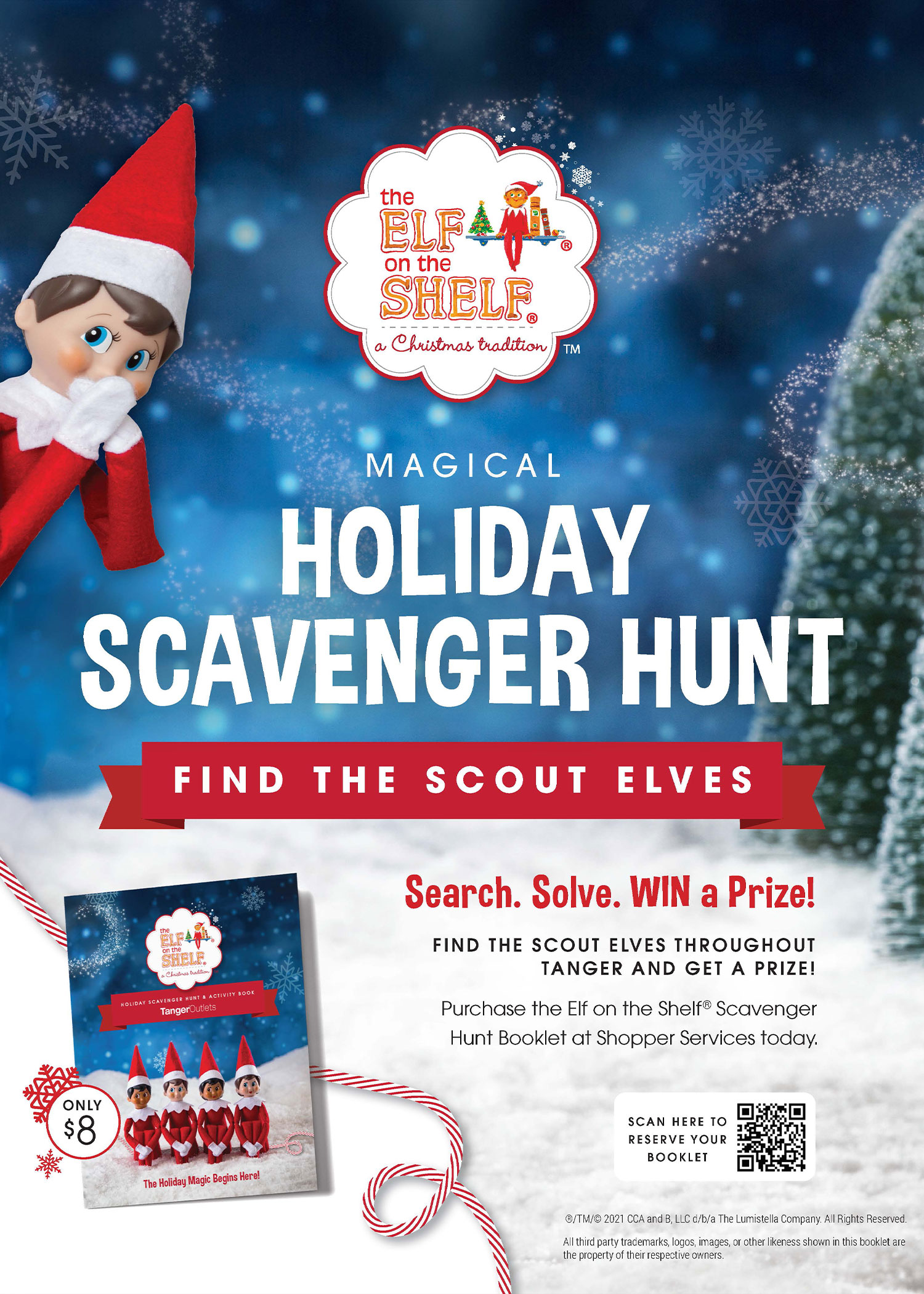 Tanger Outlets and Elf on the Shelf present a Magical Scavenger Hunt